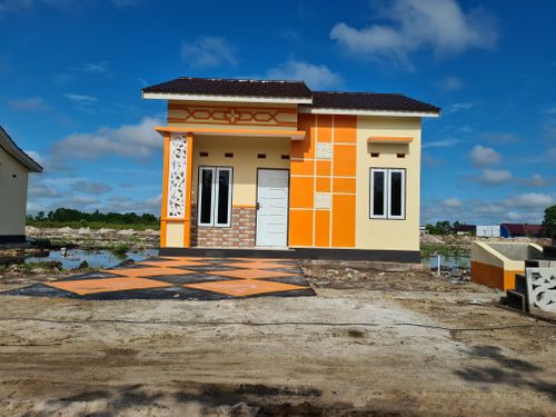 foto tampak rumah tipe 36 perumahan CASADOVA PARAWEI II