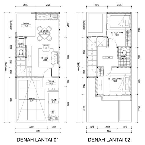 foto denah rumah tipe ADONIA perumahan Neo Oasis