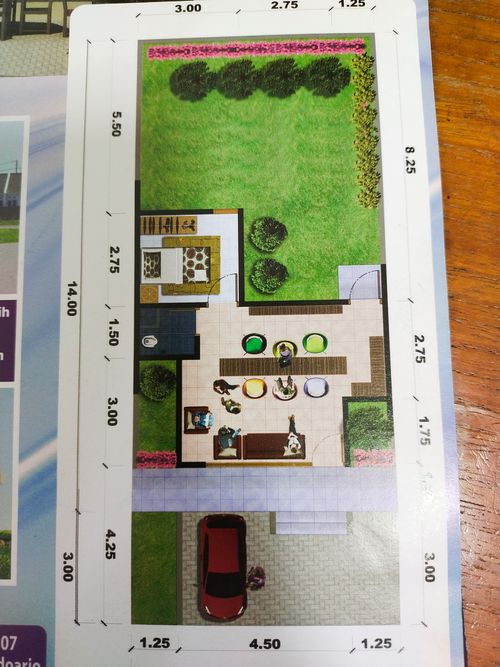foto denah rumah tipe RWU SAPPHIRE perumahan SAPPHIRE RESIDENCE