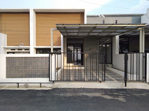 foto tampak rumah tipe 70 perumahan PESONA CIWASTRA VILLAGE