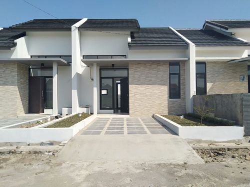 foto tampak rumah tipe 40 perumahan PESONA CIWASTRA VILLAGE