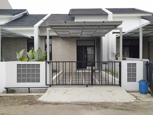 foto tampak rumah tipe 54 perumahan PESONA CIWASTRA VILLAGE