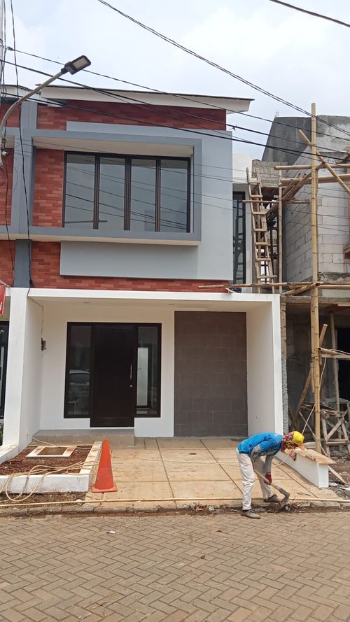 foto tampak rumah tipe ADARA perumahan Neo Oasis
