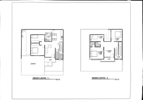 foto denah rumah tipe A 05 perumahan ARGENTINA RESIDENCE