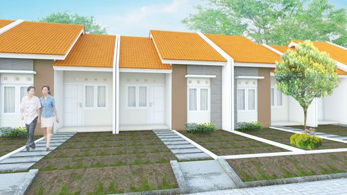 foto tampak rumah tipe RS 32/85 perumahan KEBON AGUNG