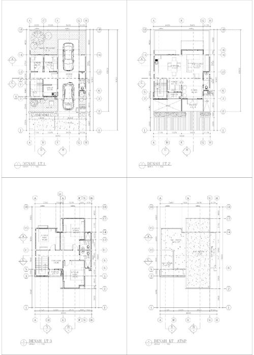 foto denah rumah tipe DD Standard R-11 perumahan Grand Mahakam
