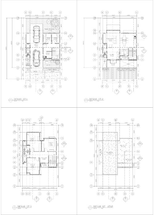 foto denah rumah tipe DD Non Standard R-04 perumahan Grand Mahakam