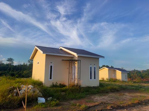 foto tampak rumah tipe 36 Single perumahan BUKIT PELANGI