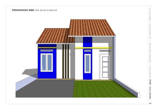 foto tampak rumah tipe Subsidi perumahan NUANSA BENING BAYANGKARA