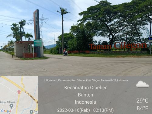 foto gerbang perumahan TAMAN CILEGON INDAH 2