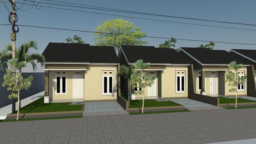 foto tampak rumah tipe 36 perumahan TAPALOSA RESIDENCE 2