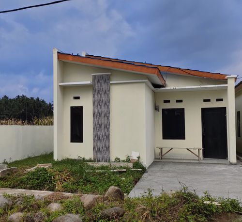 foto tampak rumah tipe 48 perumahan GRIYA PERMATA INDAH