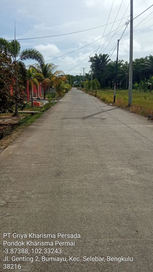 foto gerbang perumahan pondok kharisma permai