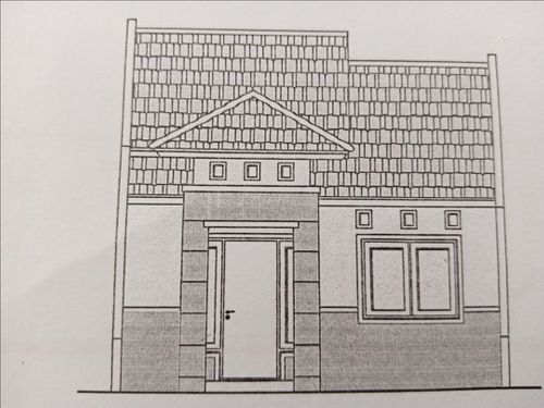foto tampak rumah tipe 36/72 CLUSTER perumahan GRAMAPURI PERSADA