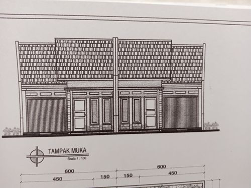 foto tampak rumah tipe 36/102 perumahan GRAMAPURI PERSADA