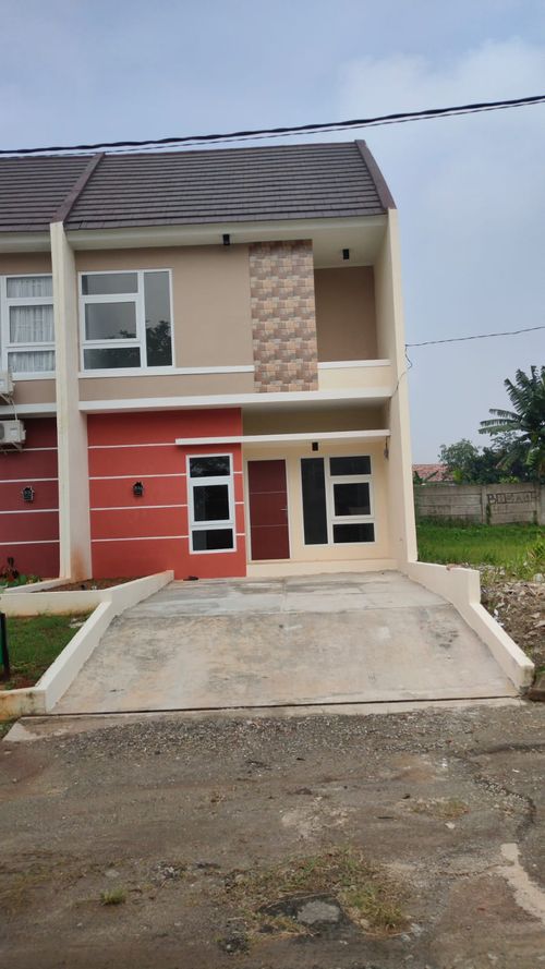 foto tampak rumah tipe 55/90 perumahan Sawangan Residence Ideal