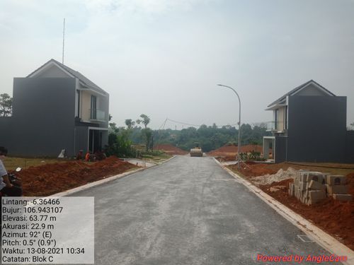 foto posisi tengah perumahan CITRAGRAND CIBUBUR CBD/ CITRAGRAND 2 ( CLUSTER CALATHEA tahap 2)