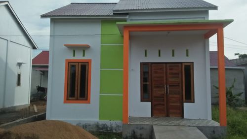 foto tampak rumah tipe 36 perumahan Pondok Marisa Residence 5