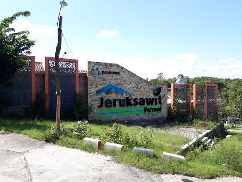 foto gerbang perumahan PERUMAHAN JERUK SAWIT PERMAI