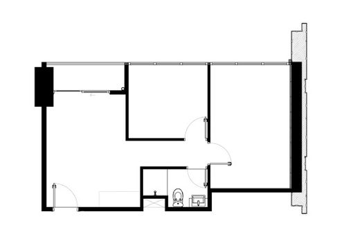 foto denah rumah tipe 2 BR (TN-21.17) perumahan THE NEWTON