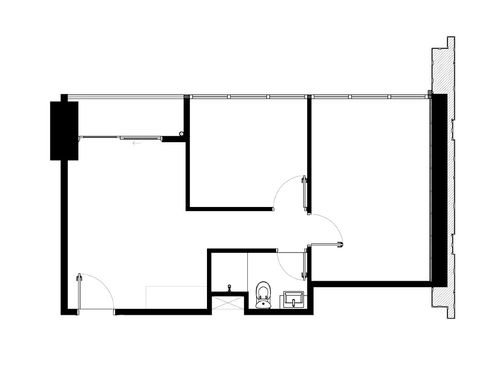 foto denah rumah tipe 2 BR (TN-36.17) perumahan THE NEWTON