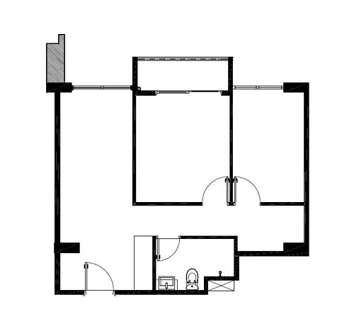 foto denah rumah tipe 2 BR (TN-39.23) perumahan THE NEWTON