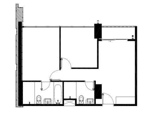 foto denah rumah tipe 2 BR (TN-39.15) perumahan THE NEWTON