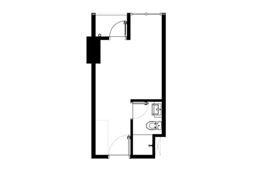 foto denah rumah tipe Studio (TN-21.07) perumahan THE NEWTON
