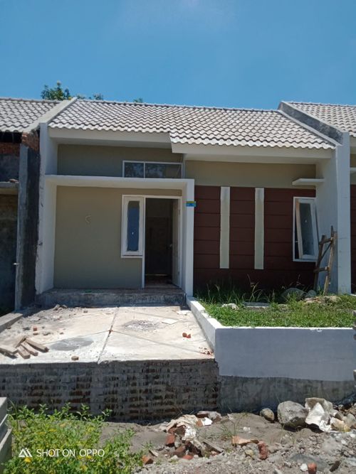 foto tampak rumah tipe 30 perumahan Griya Bangil Asri