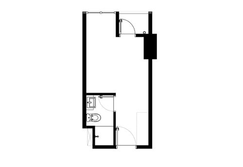 foto denah rumah tipe Studio (TN-21.06) perumahan THE NEWTON