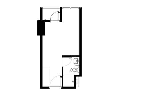 foto denah rumah tipe Studio (TN-21.05) perumahan THE NEWTON