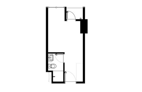 foto denah rumah tipe Studio (TN-21.03) perumahan THE NEWTON