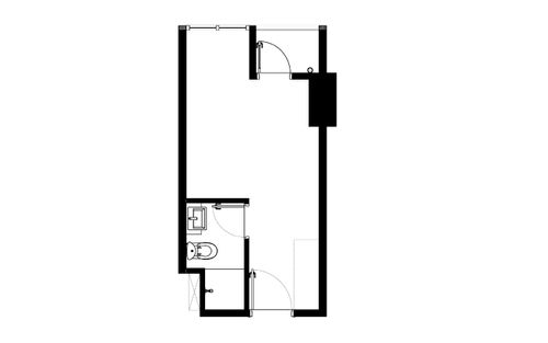 foto denah rumah tipe Studio (TN-20.12) perumahan THE NEWTON
