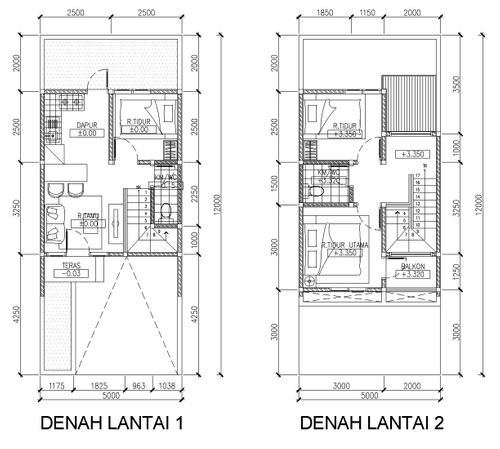 foto denah rumah tipe ADENA perumahan AVANIA BINTARO