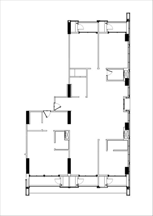 foto denah rumah tipe 4 BEDROOM BARE perumahan THE VERTU APARTMENT, VIELOFT & SKY RESIDENCE
