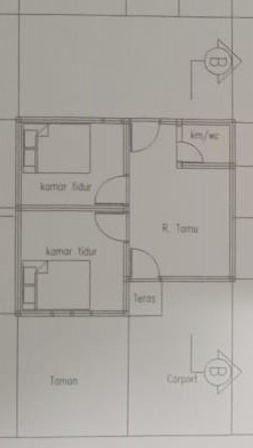 foto denah rumah tipe 30 perumahan GRAHA RACHITA TAHAP 2