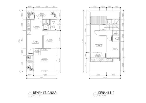 foto denah rumah tipe Calendra B-01 perumahan Alana Garden