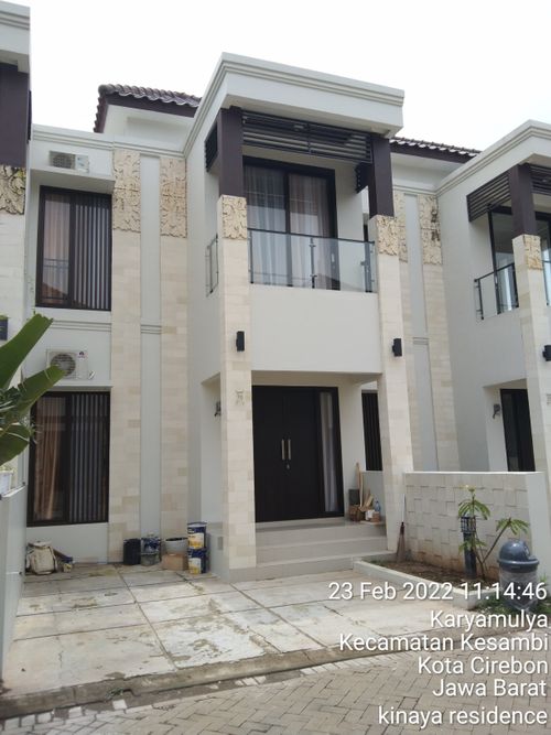 foto tampak rumah tipe 52 perumahan KINAYA RESIDENCE