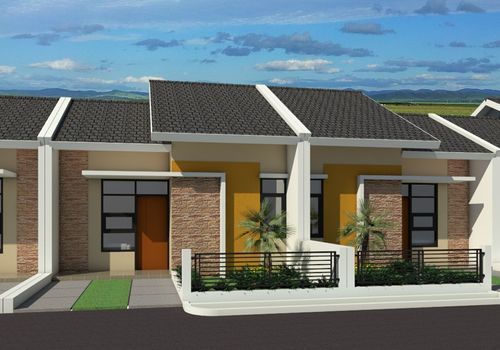 foto tampak rumah tipe 36/115 perumahan Graha Cipta 5