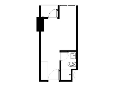 foto denah rumah tipe Studio (TN-20.05) perumahan THE NEWTON
