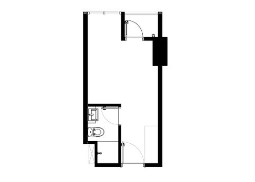 foto denah rumah tipe Studio (TN-19.06) perumahan THE NEWTON