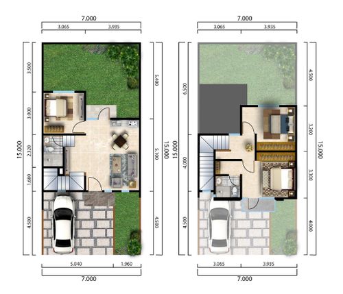 foto denah rumah tipe C-84/105 perumahan CITRAGRAND CIBUBUR CBD/ CITRAGRAND 2 ( CLUSTER CALATHEA tahap 2)