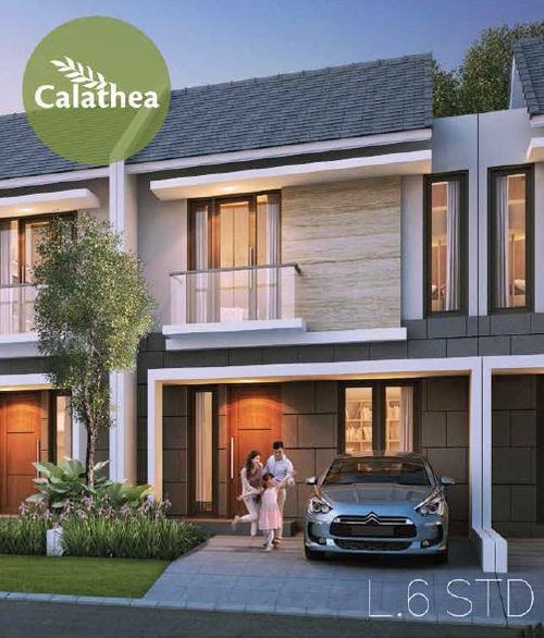 foto tampak rumah tipe C-64/72 perumahan CITRAGRAND CIBUBUR CBD/ CITRAGRAND 2 ( CLUSTER CALATHEA tahap 2)