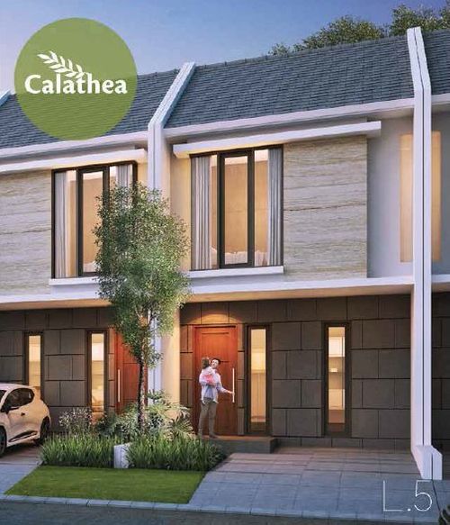 foto tampak rumah tipe C-50/83 perumahan CITRAGRAND CIBUBUR CBD/ CITRAGRAND 2 ( CLUSTER CALATHEA tahap 2)