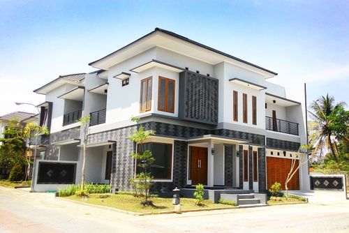 foto tampak rumah tipe FM-D perumahan FASCO MANSION