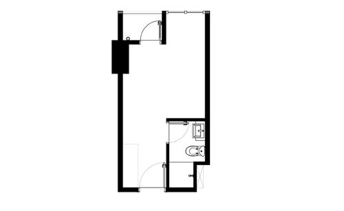 foto denah rumah tipe Studio (TN-19.05) perumahan THE NEWTON