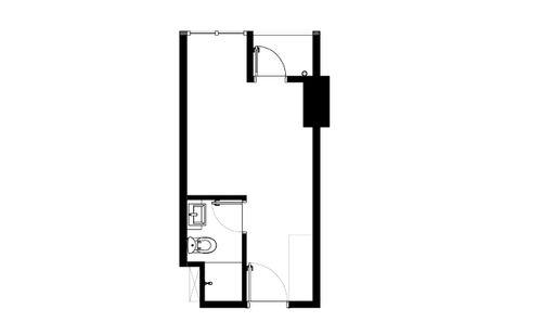 foto denah rumah tipe Studio (TN-19.03) perumahan THE NEWTON
