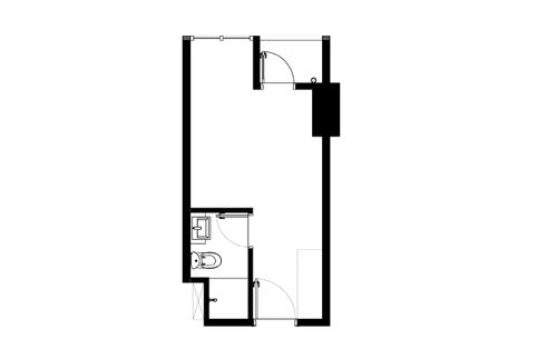 foto denah rumah tipe Studio (TN-18.06) perumahan THE NEWTON