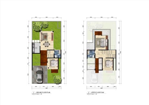 foto denah rumah tipe Mansfield perumahan Perumahan Taman Dayu