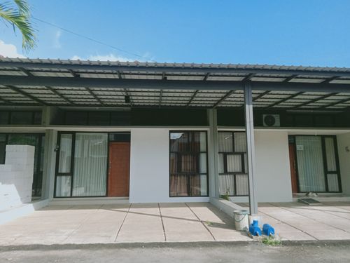 foto tampak rumah tipe 50 perumahan PERMATA REGENCY HZ